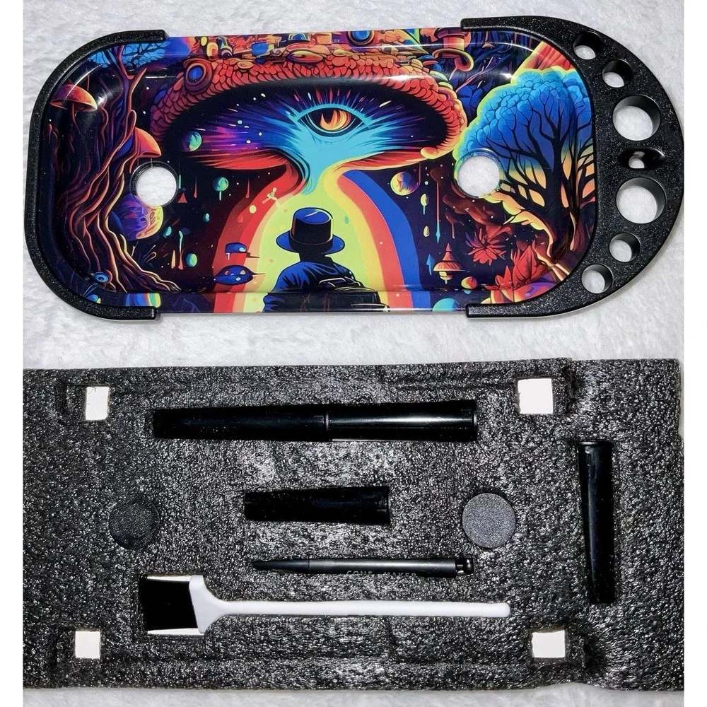Standing Tobacco Rolling Tray Console Thats Foldable